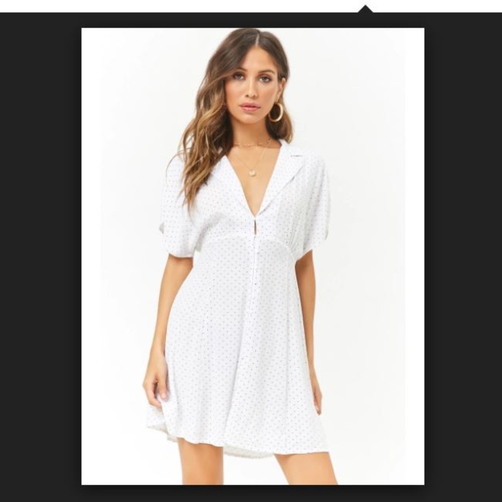 Polka Dot Shirt Dress